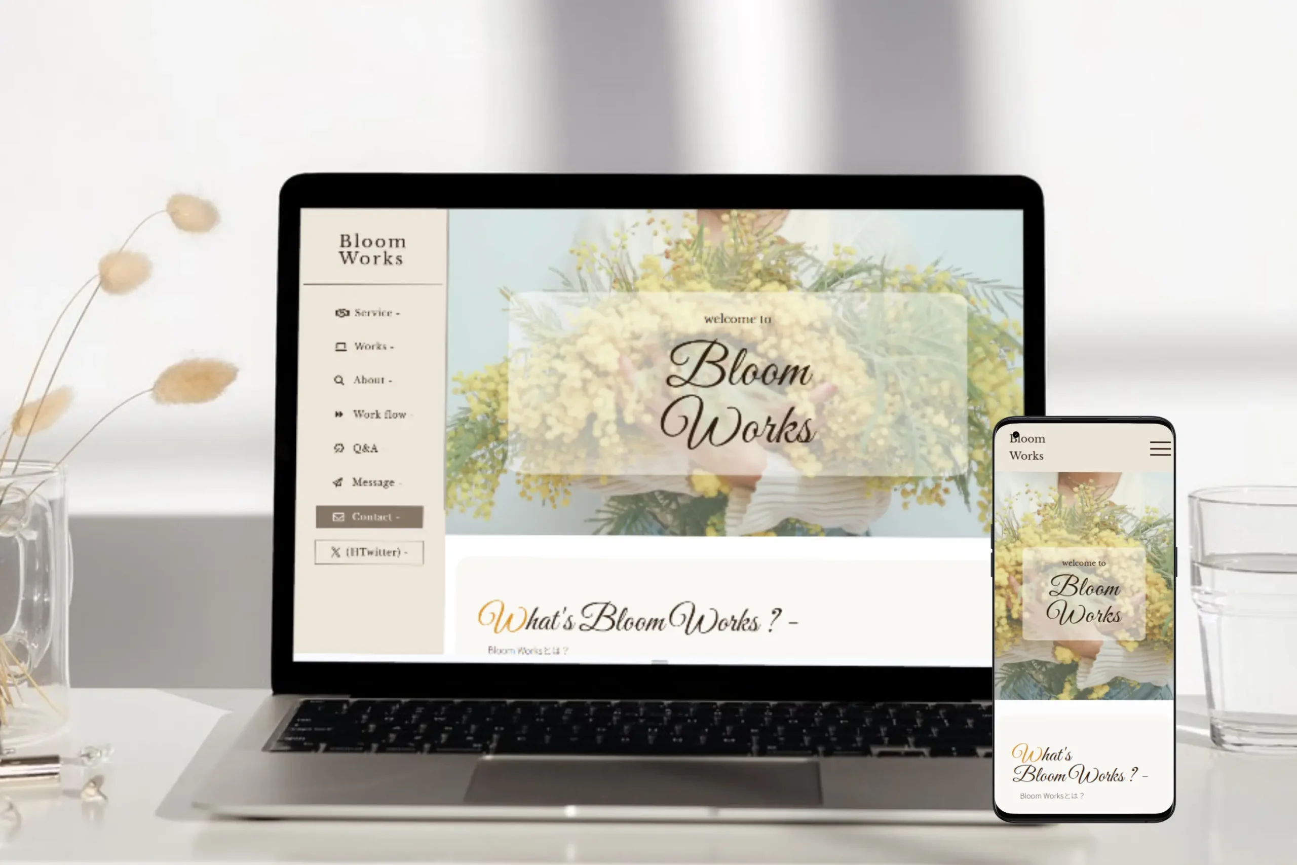 my portfolioサイト