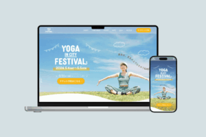 Yoga Festival in city